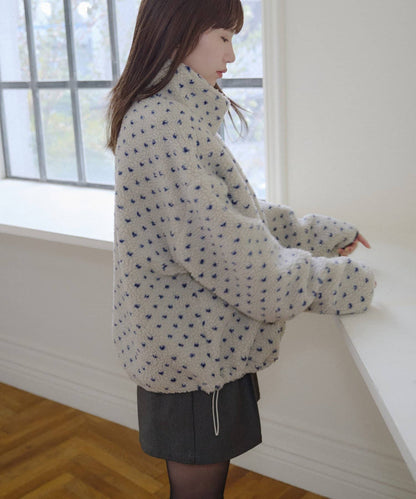 umm. By Discoat 毛毛 half-zip top - Image 20