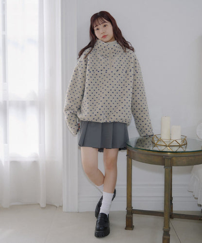 umm. By Discoat 毛毛 half-zip top - Image 26