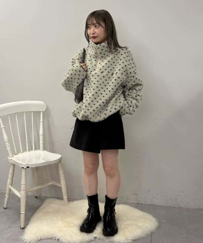 umm. By Discoat 毛毛 half-zip top - Image 29