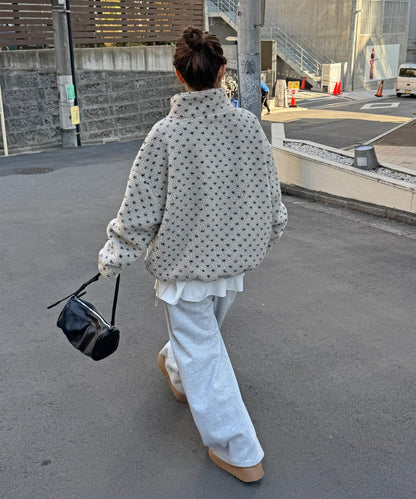 umm. By Discoat 毛毛 half-zip top - Image 9