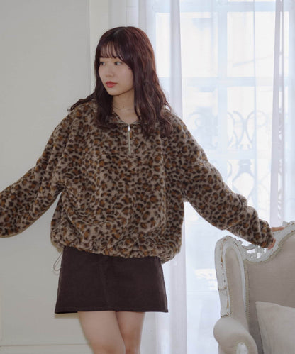 umm. By Discoat 毛毛 half-zip top - Image 42