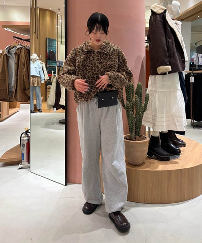 umm. By Discoat 毛毛 half-zip top - Image 45