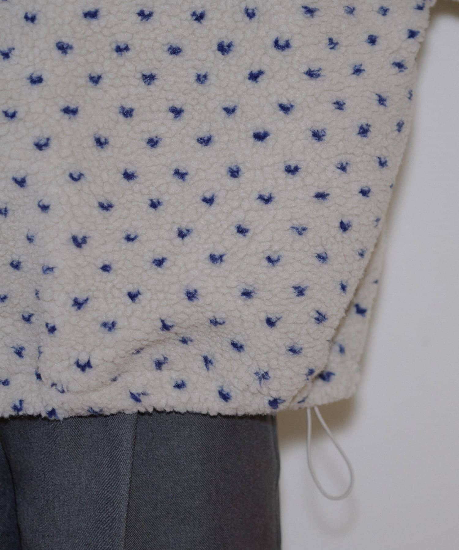 umm. By Discoat 毛毛 half-zip top - Image 51