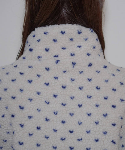 umm. By Discoat 毛毛 half-zip top - Image 53