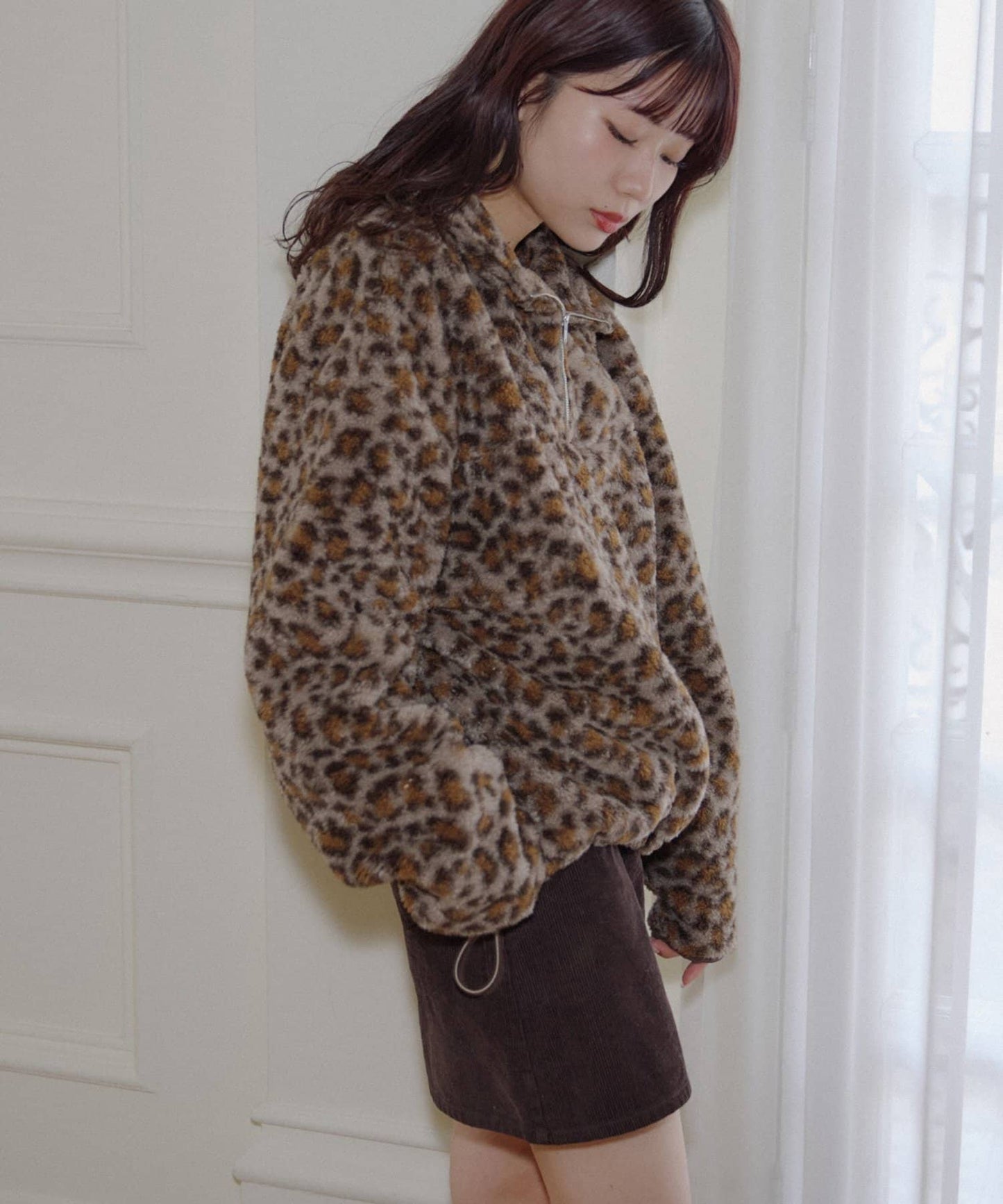 umm. By Discoat 毛毛 half-zip top - Image 35