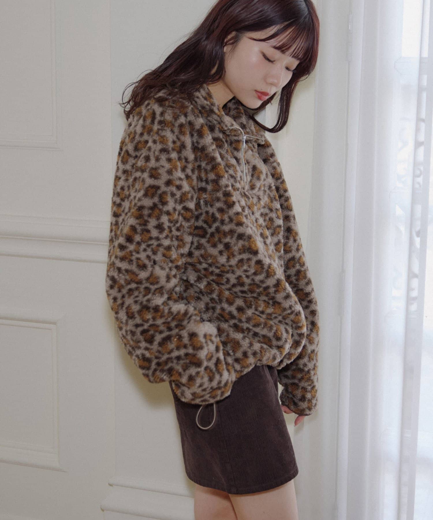 umm. By Discoat 毛毛 half-zip top - Image 35
