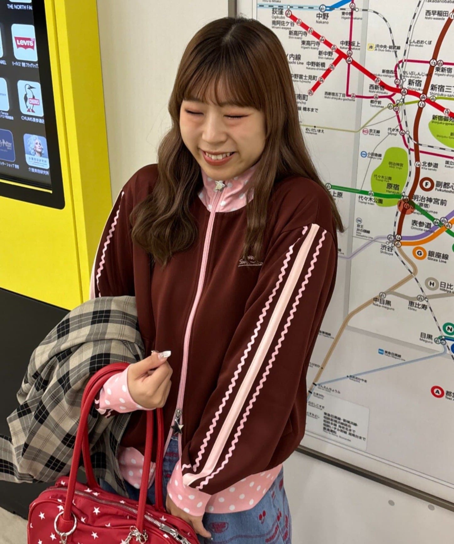 HELLO.SANFRANCISCO 撞色運動外套 - Image 1