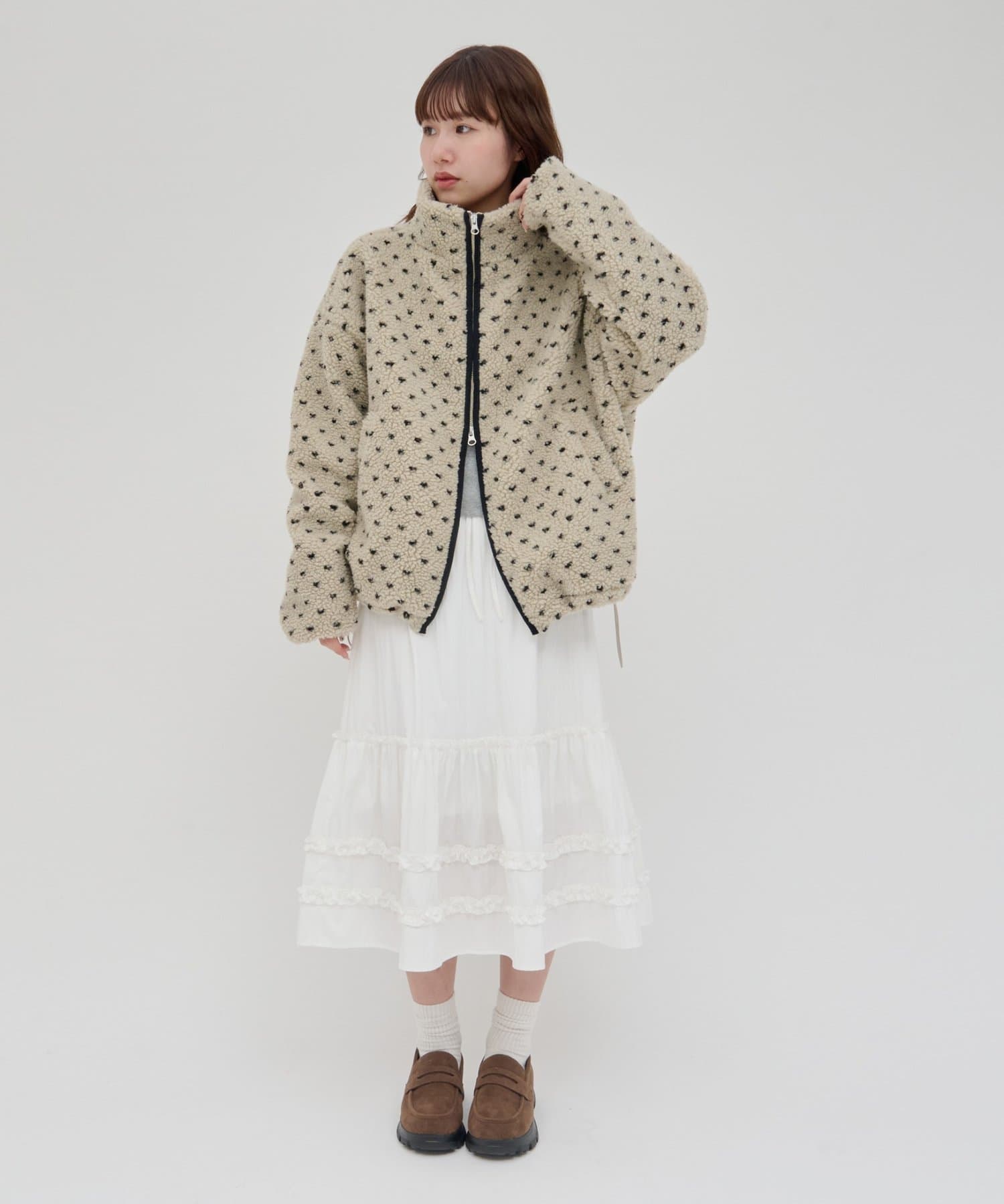 umm. By Discoat Tiered midi skirt - Image 15
