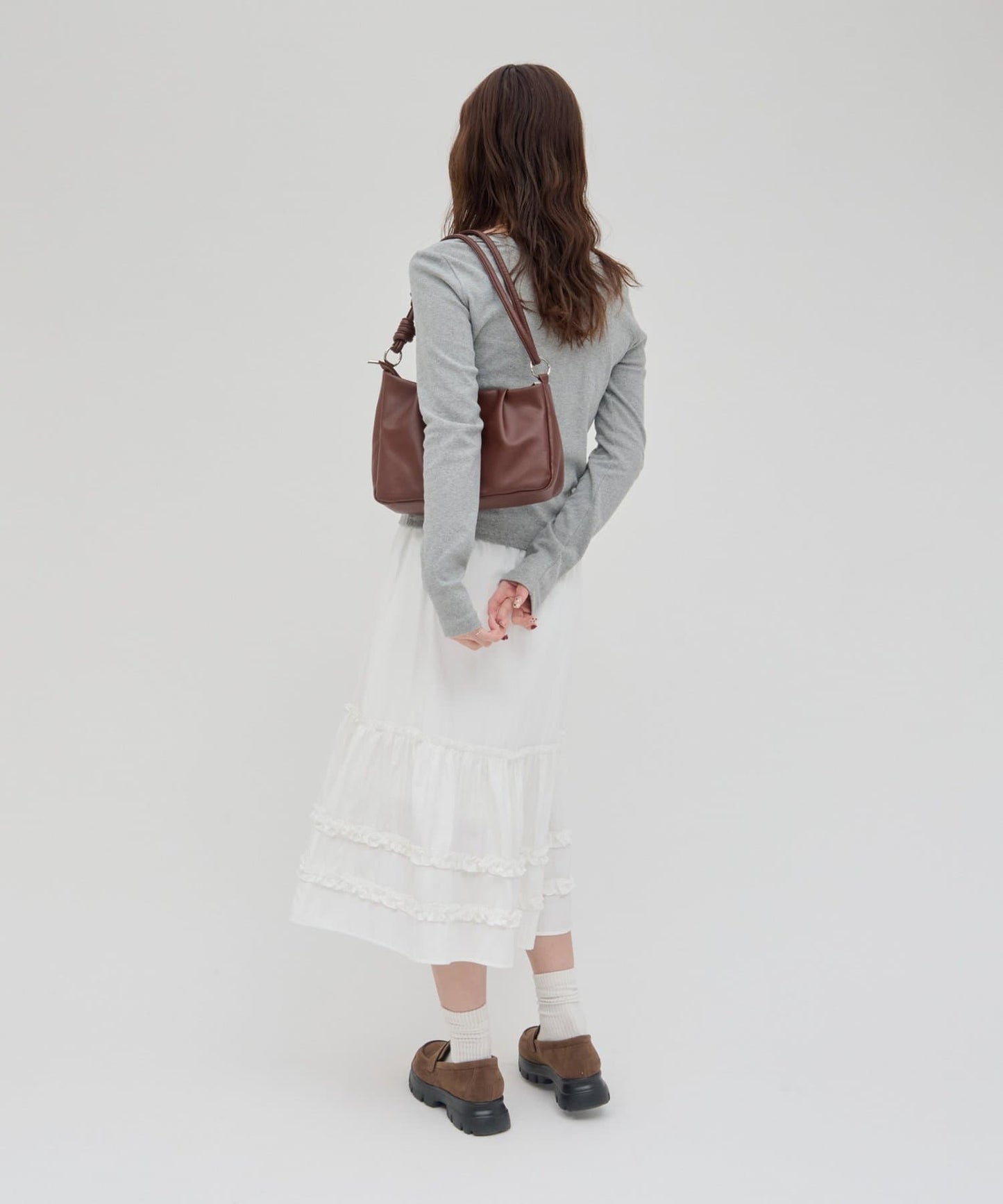 umm. By Discoat Tiered midi skirt - Image 19