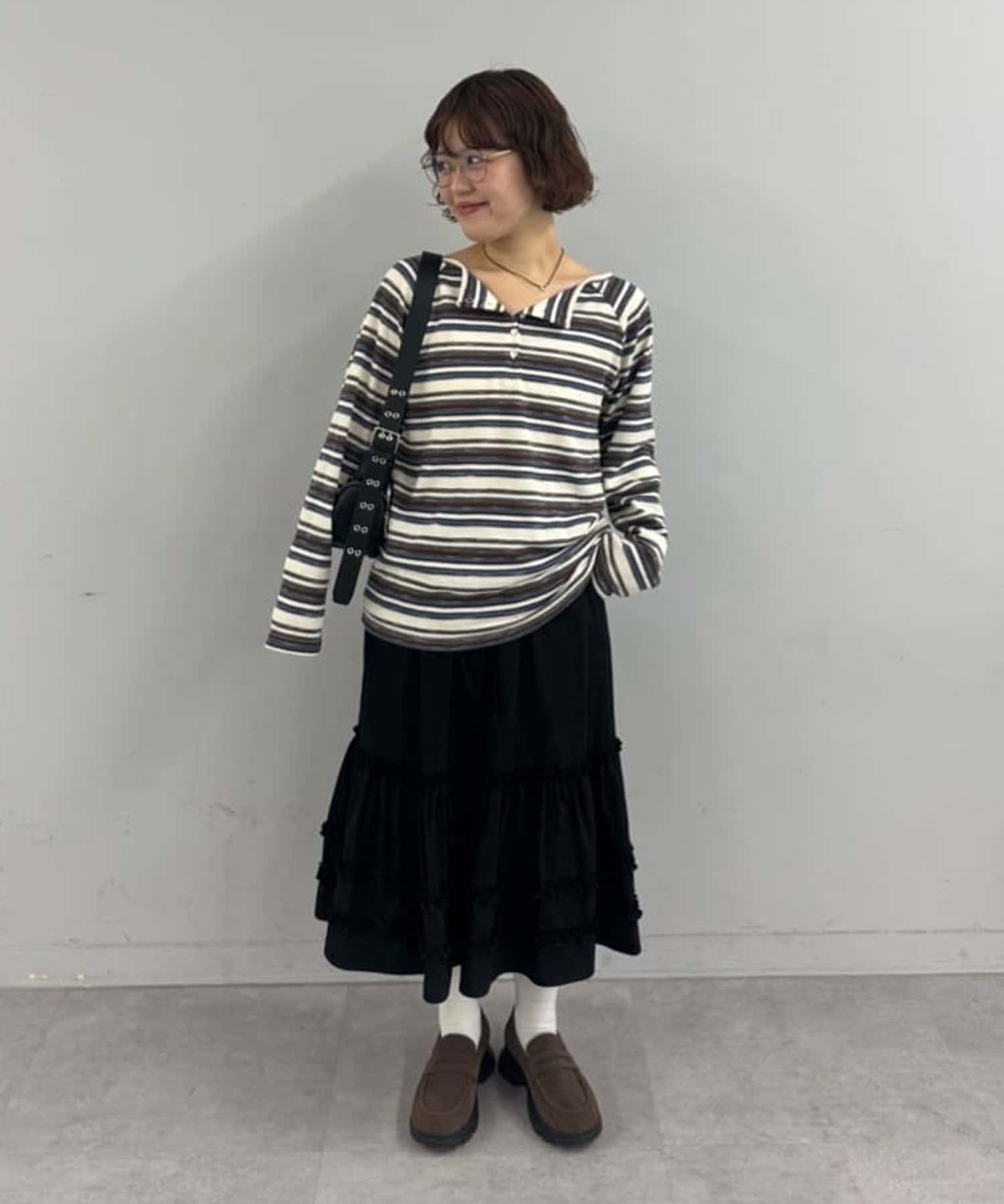umm. By Discoat Tiered midi skirt - Image 33