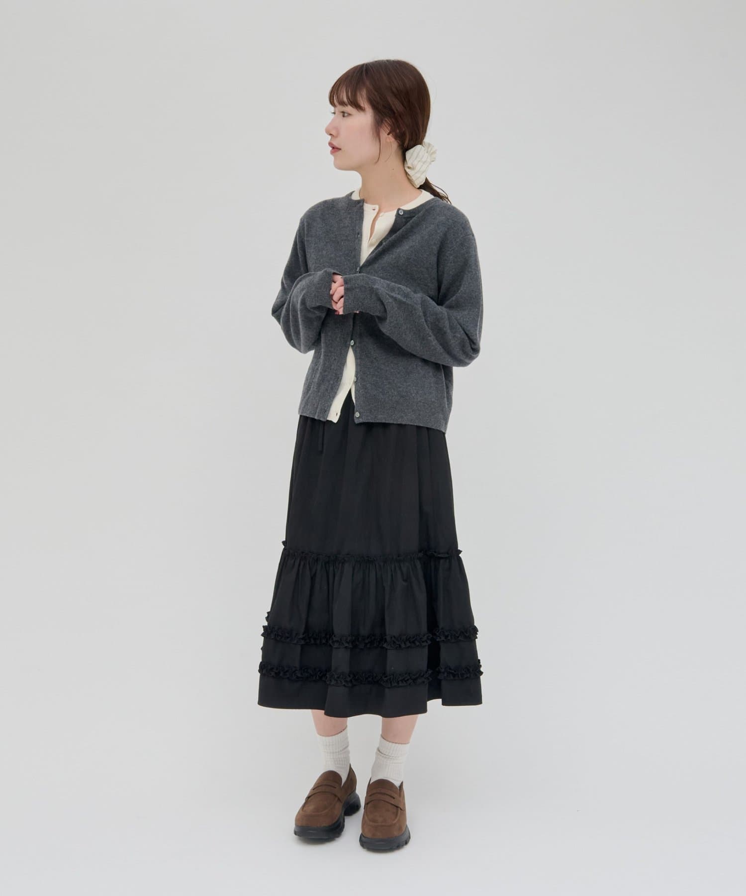 umm. By Discoat Tiered midi skirt - Image 29