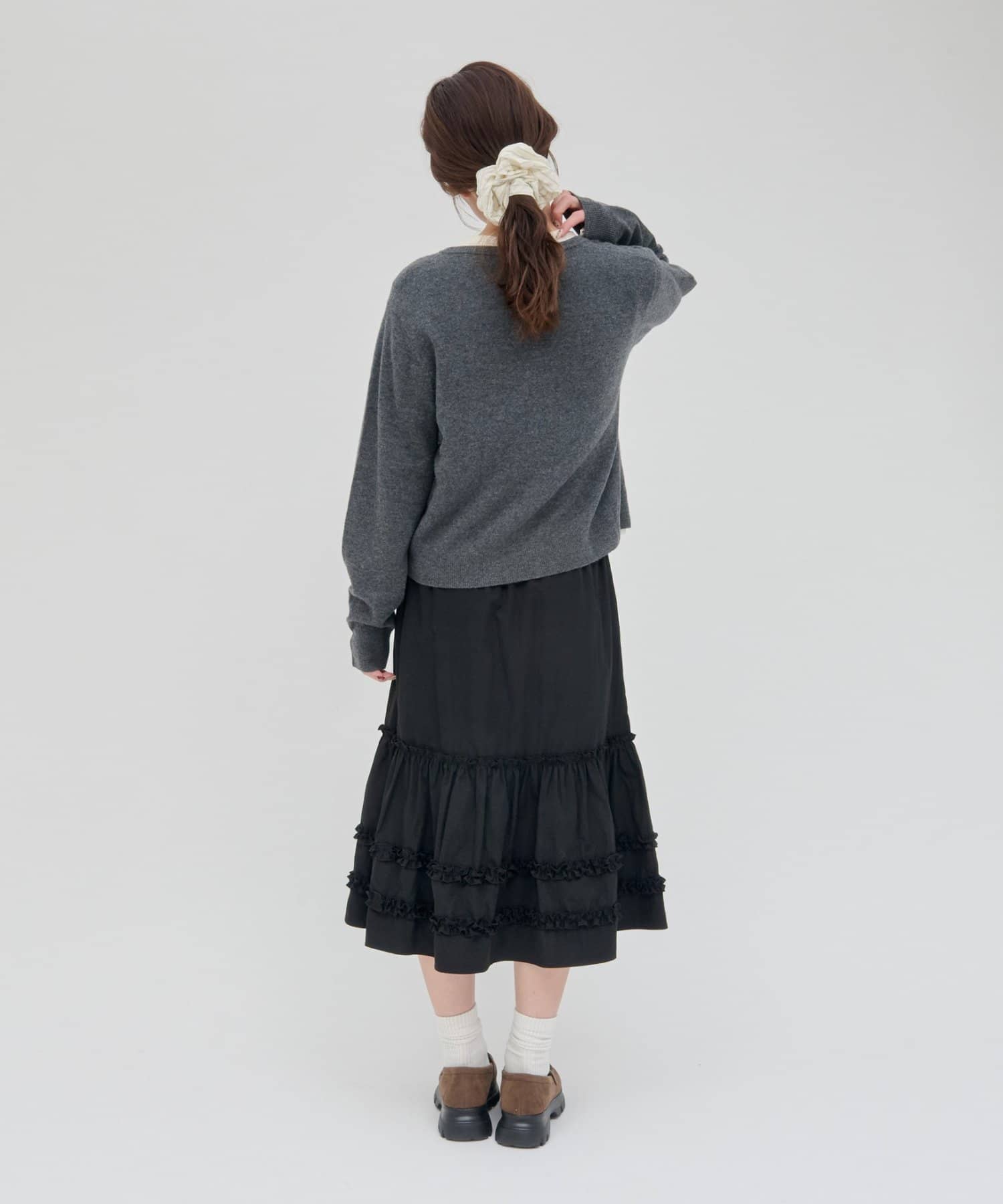 umm. By Discoat Tiered midi skirt - Image 30