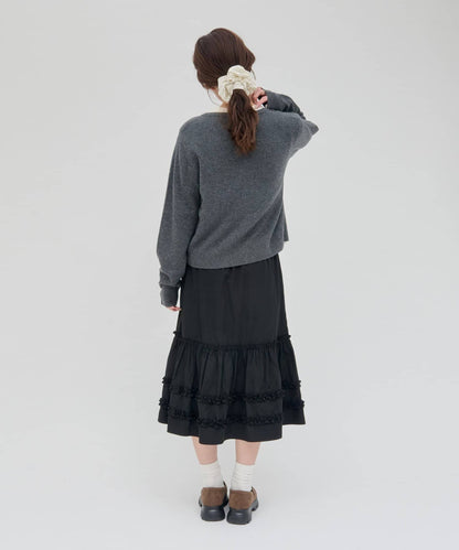 umm. By Discoat Tiered midi skirt - Image 30