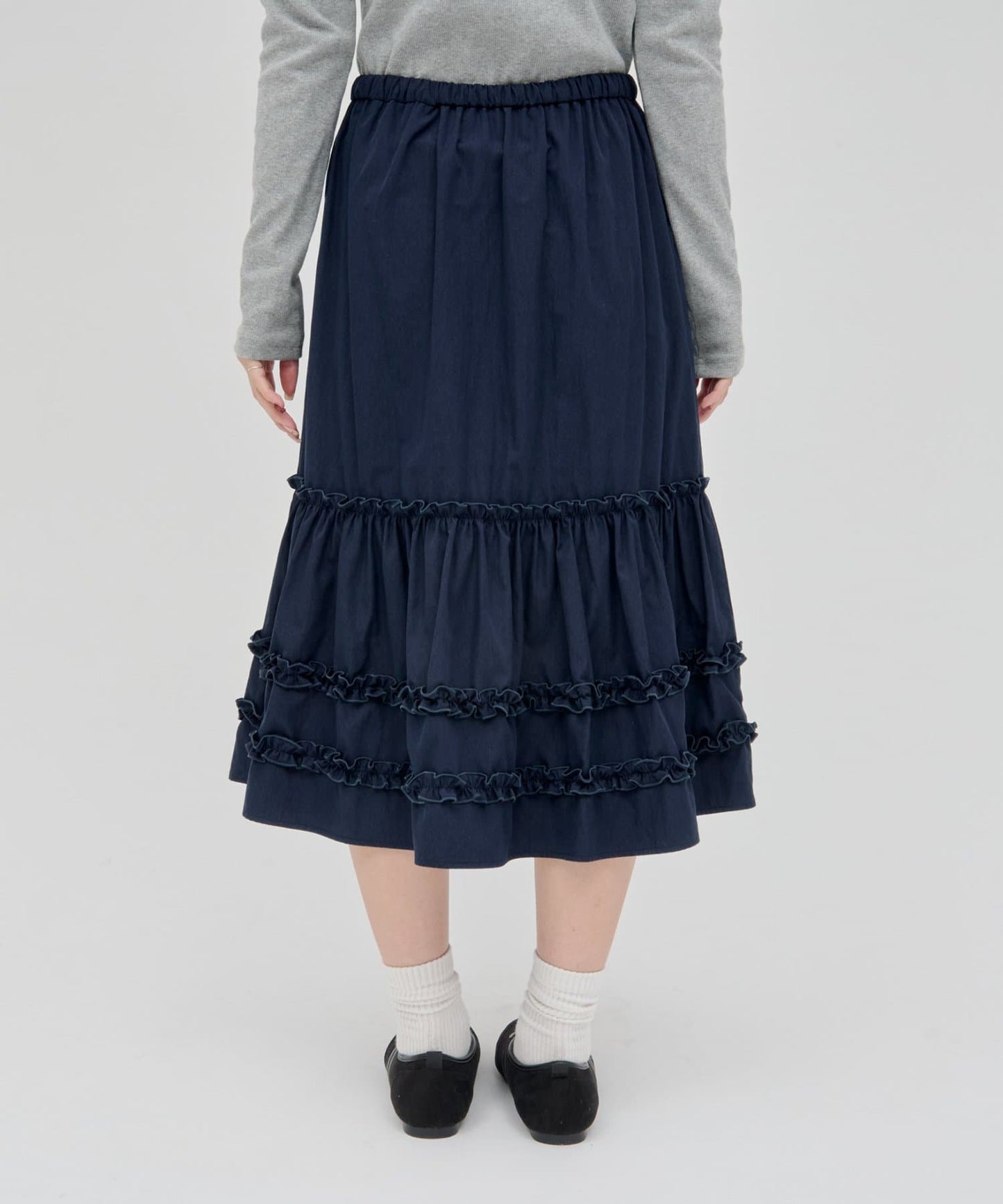 umm. By Discoat Tiered midi skirt - Image 47
