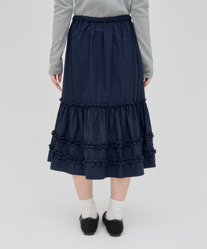umm. By Discoat Tiered midi skirt - Image 47