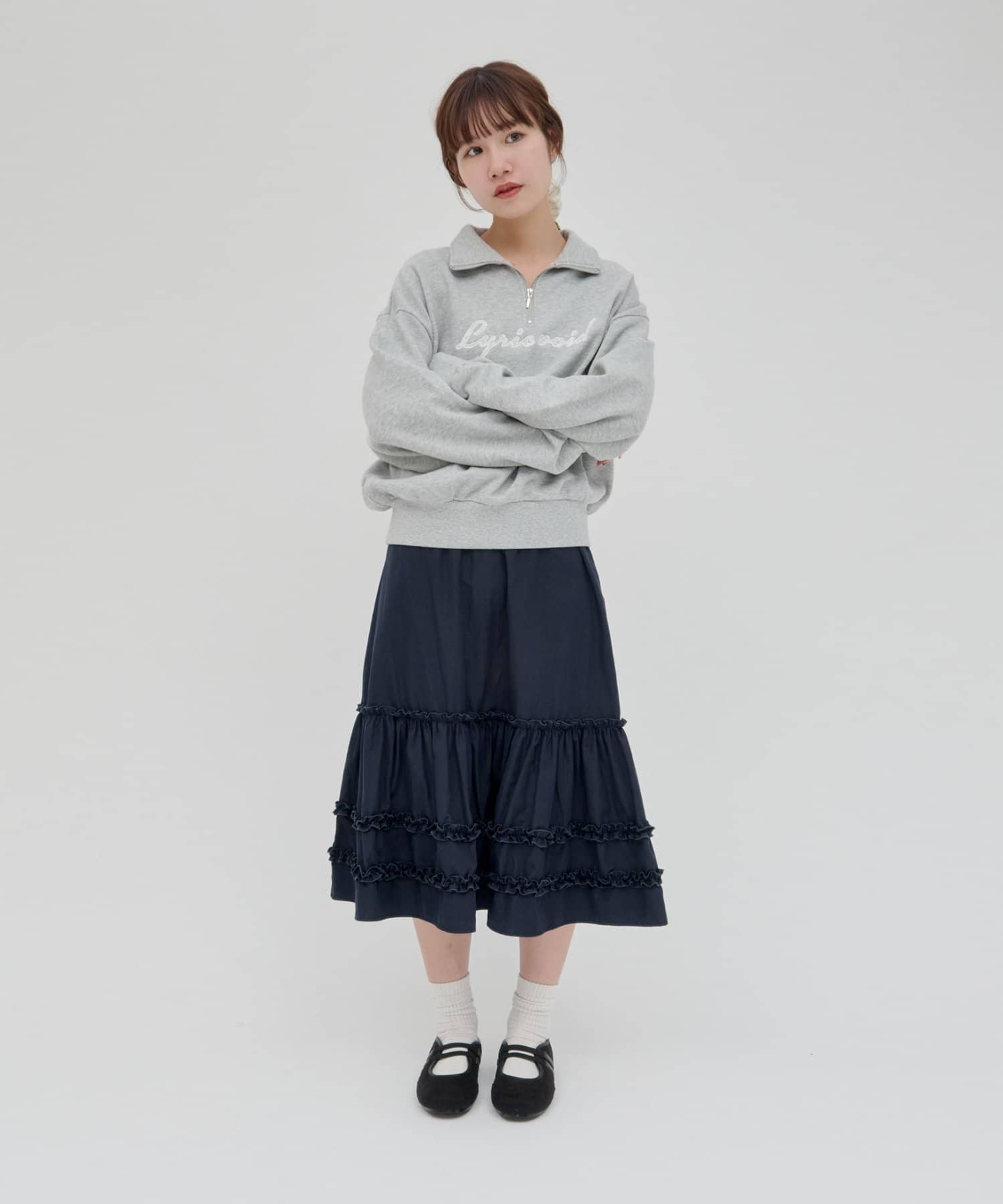 umm. By Discoat Tiered midi skirt - Image 35