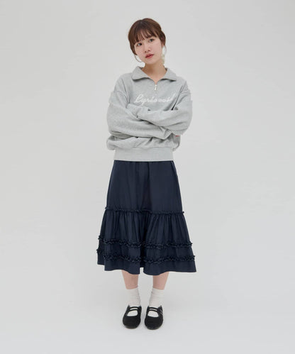 umm. By Discoat Tiered midi skirt - Image 35