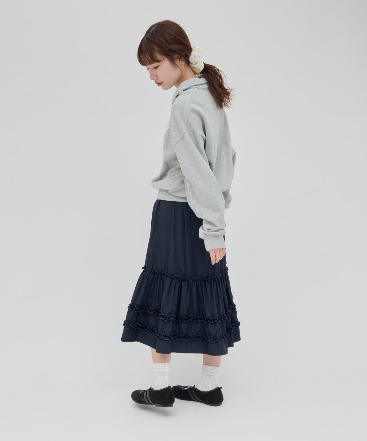 umm. By Discoat Tiered midi skirt - Image 36
