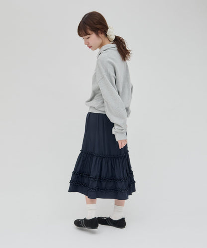 umm. By Discoat Tiered midi skirt - Image 36