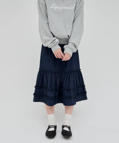 umm. By Discoat Tiered midi skirt - Image 37
