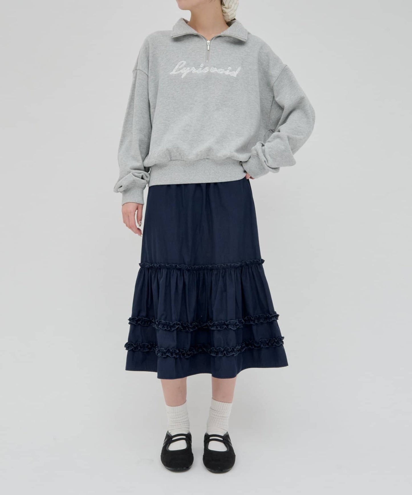 umm. By Discoat Tiered midi skirt - Image 40