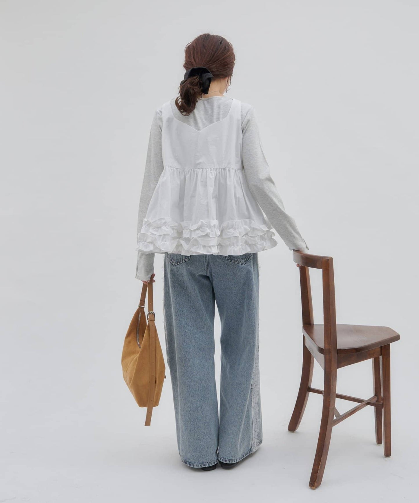 umm. by DISCOAT Frill hem sleeveless blouse - Image 7