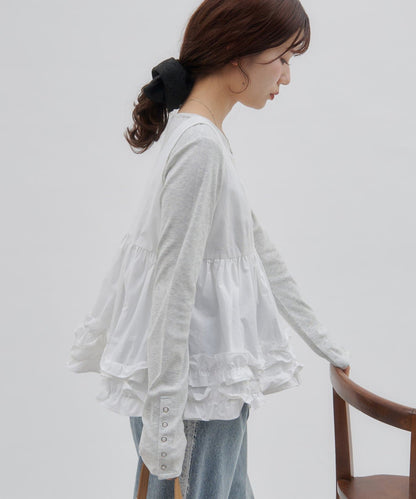 umm. by DISCOAT Frill hem sleeveless blouse - Image 11