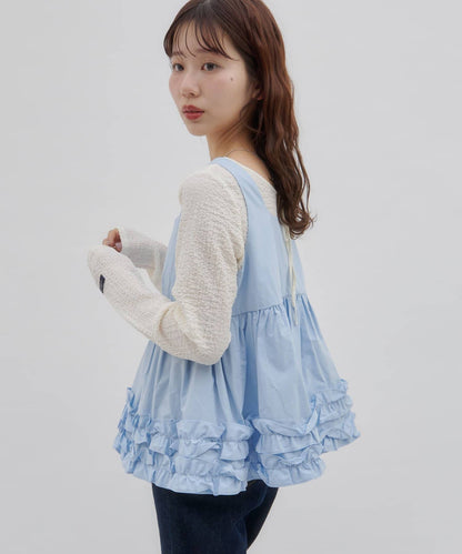 umm. by DISCOAT Frill hem sleeveless blouse - Image 1