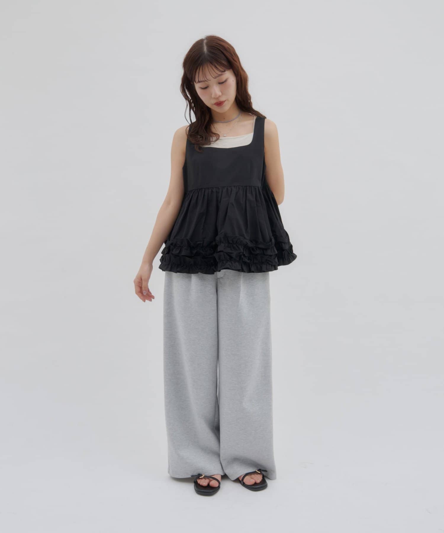 umm. by DISCOAT Frill hem sleeveless blouse - Image 24