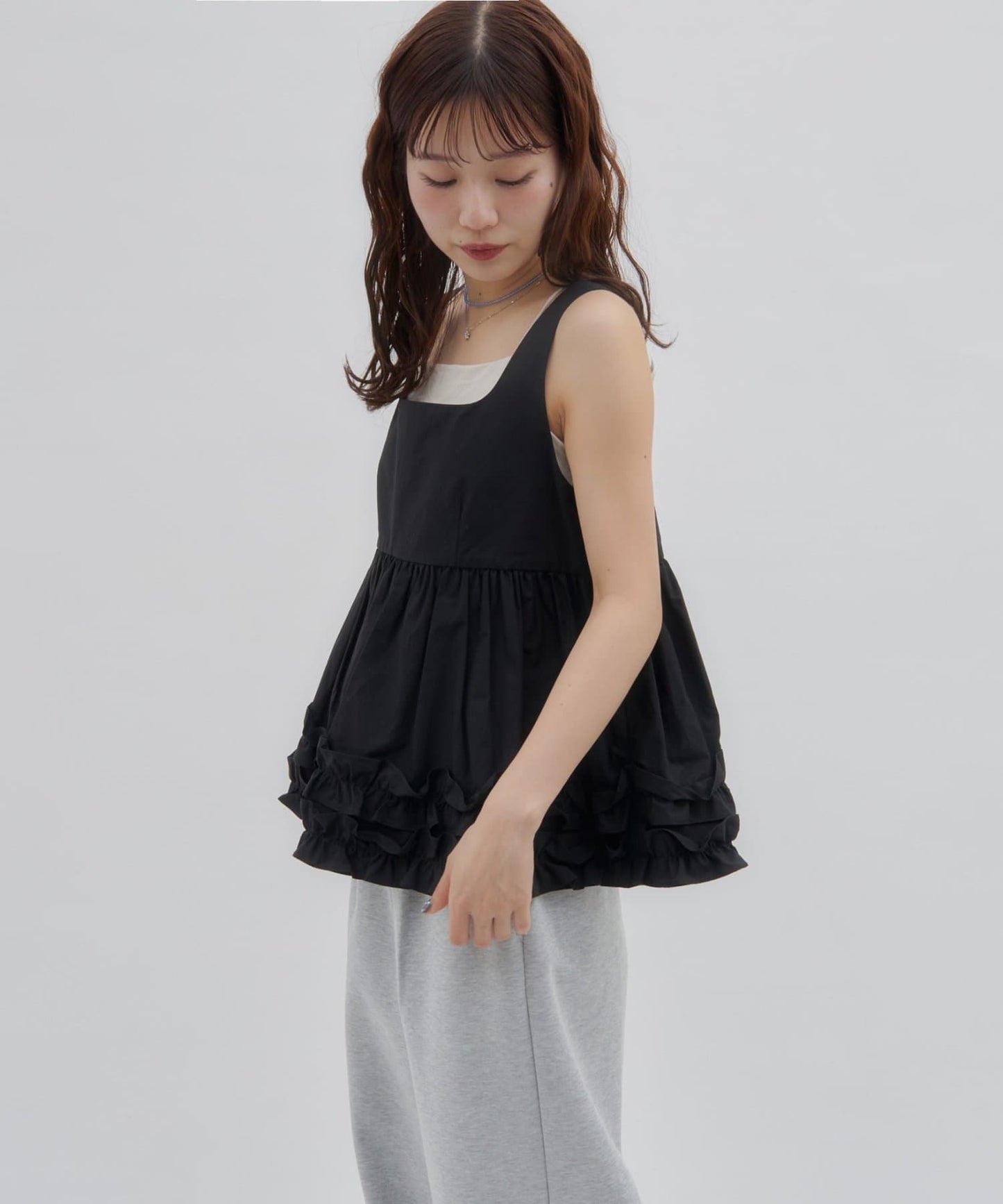 umm. by DISCOAT Frill hem sleeveless blouse - Image 29