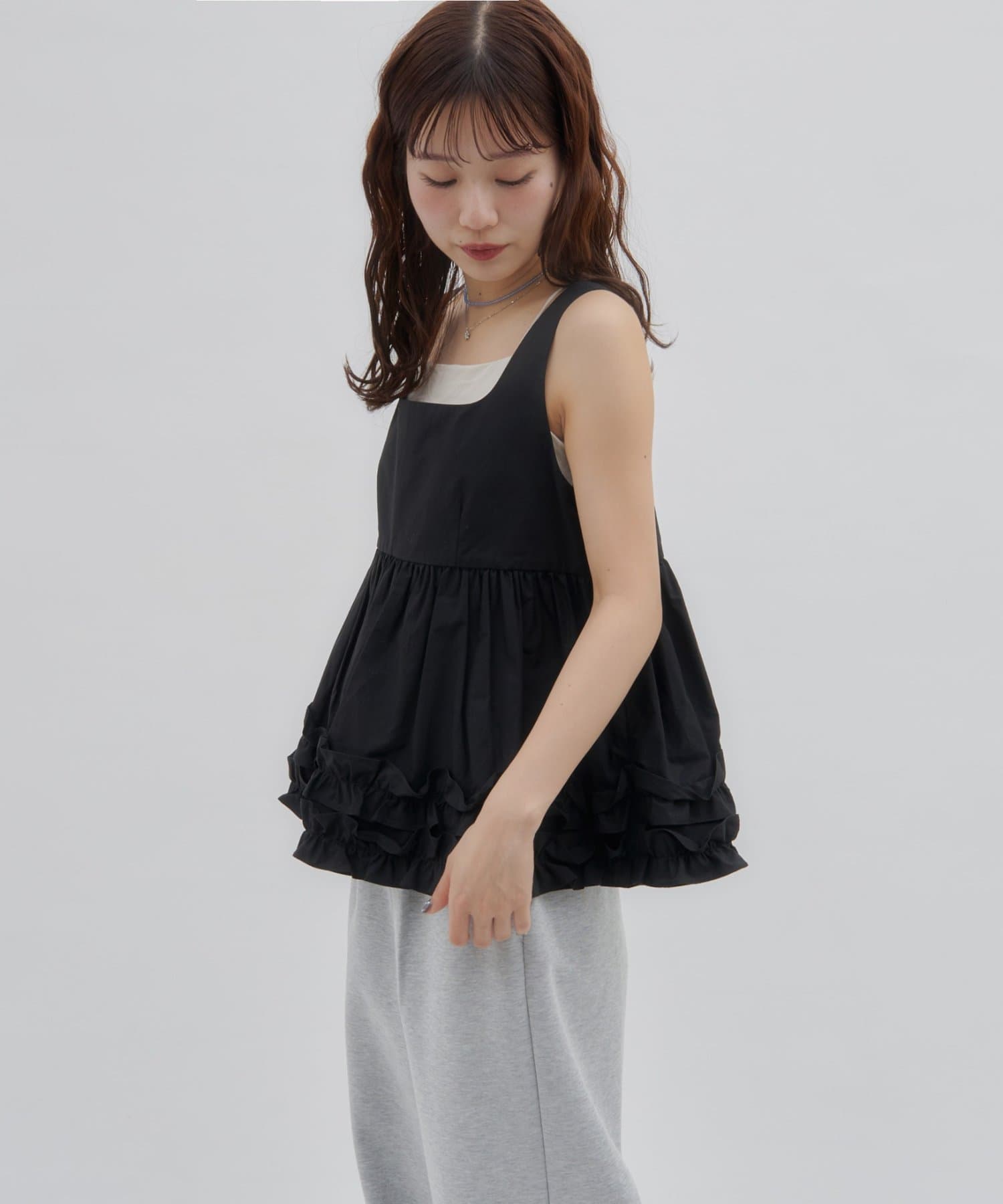 umm. by DISCOAT Frill hem sleeveless blouse - Image 29