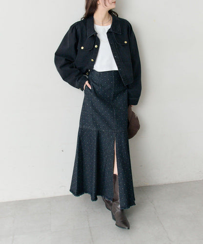 mystic 波點牛仔魚尾裙 - Image 12