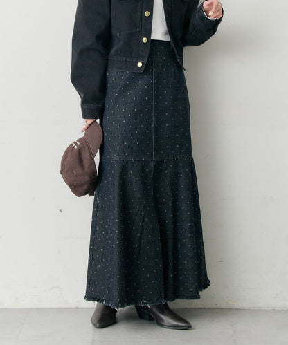 mystic 波點牛仔魚尾裙 - Image 8
