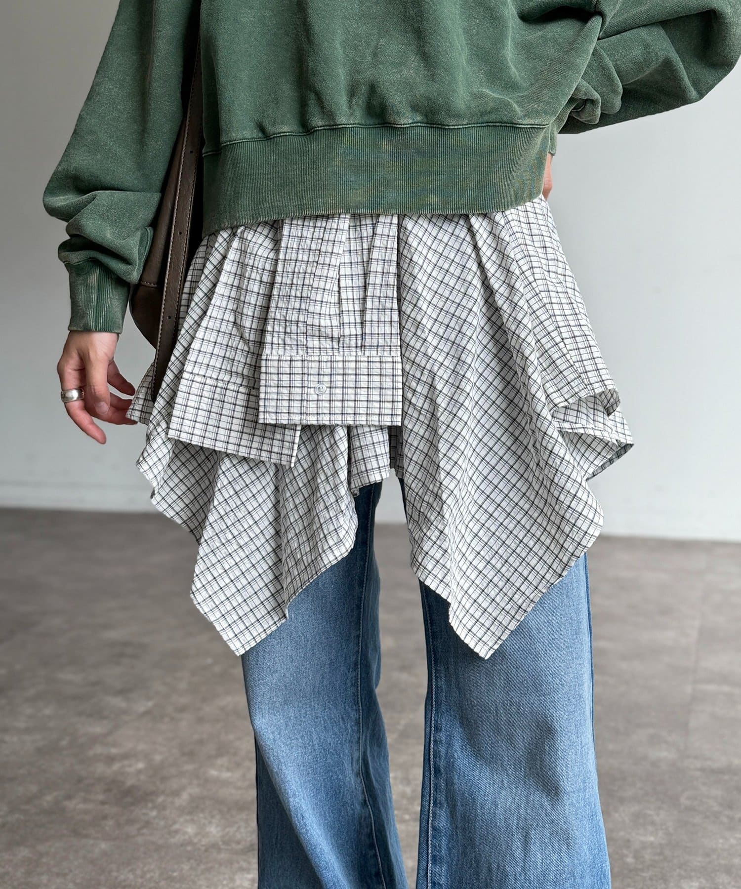 CPCM wrap layered mini skirts - Image 2