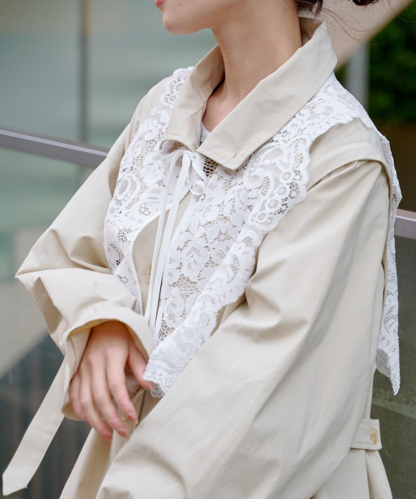 Kastane Lace Vest + 立領袖可拆風嬲 - Image 27