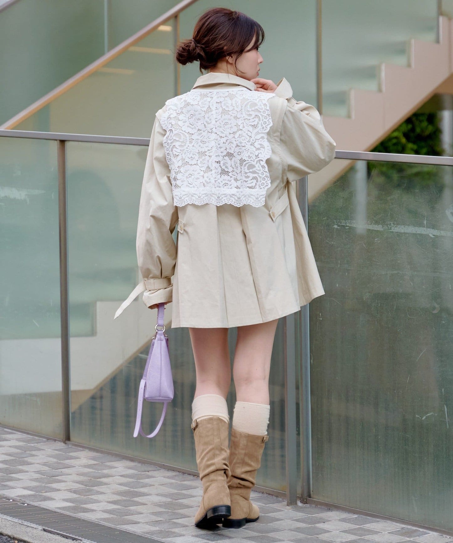 Kastane Lace Vest + 立領袖可拆風嬲 - Image 32