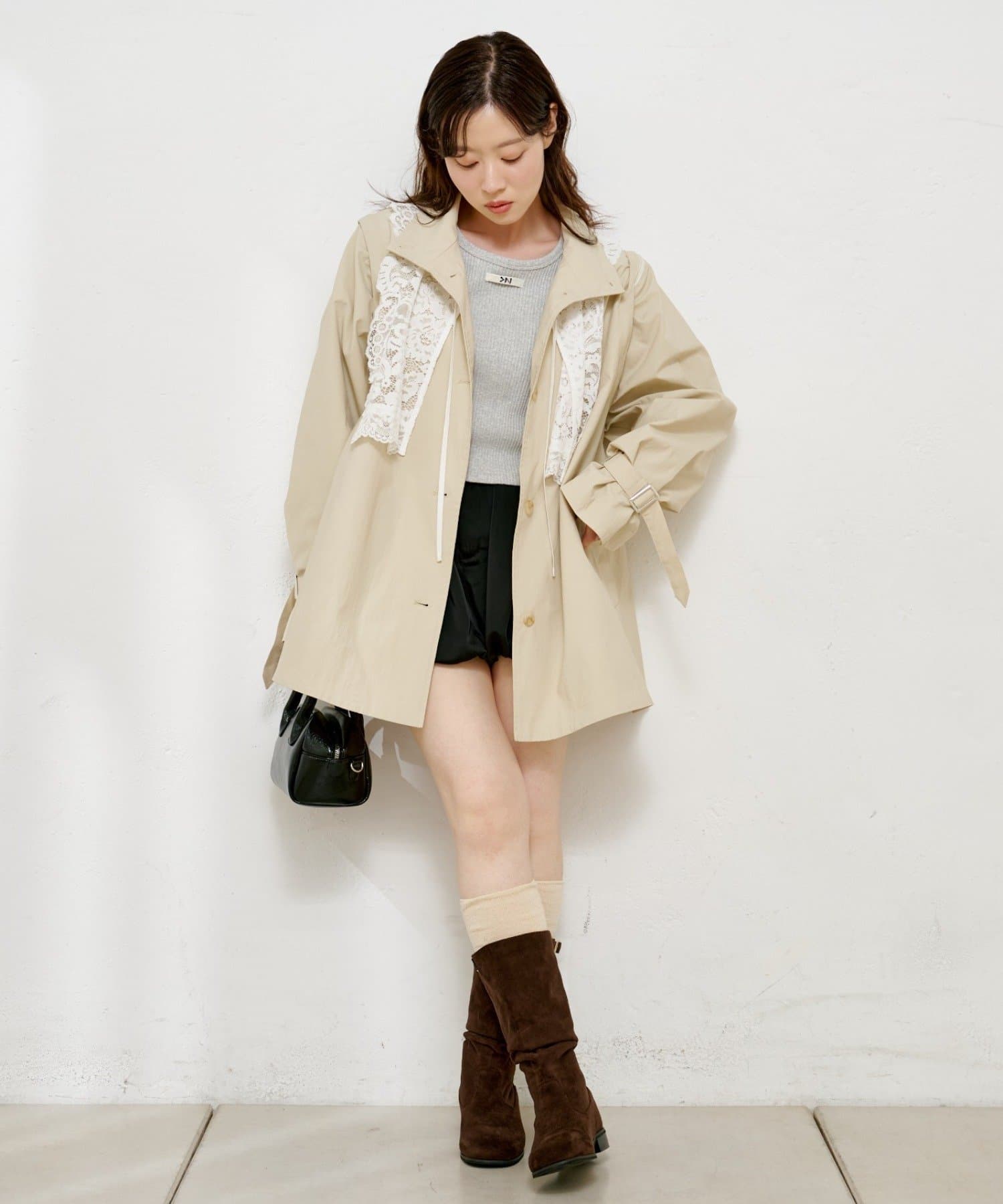 Kastane Lace Vest + 立領袖可拆風嬲 - Image 38
