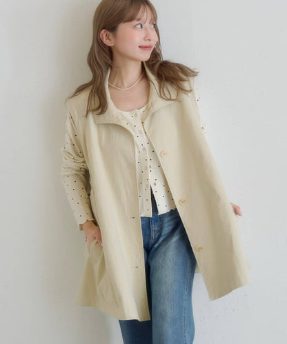 Kastane Lace Vest + 立領袖可拆風嬲 - Image 5