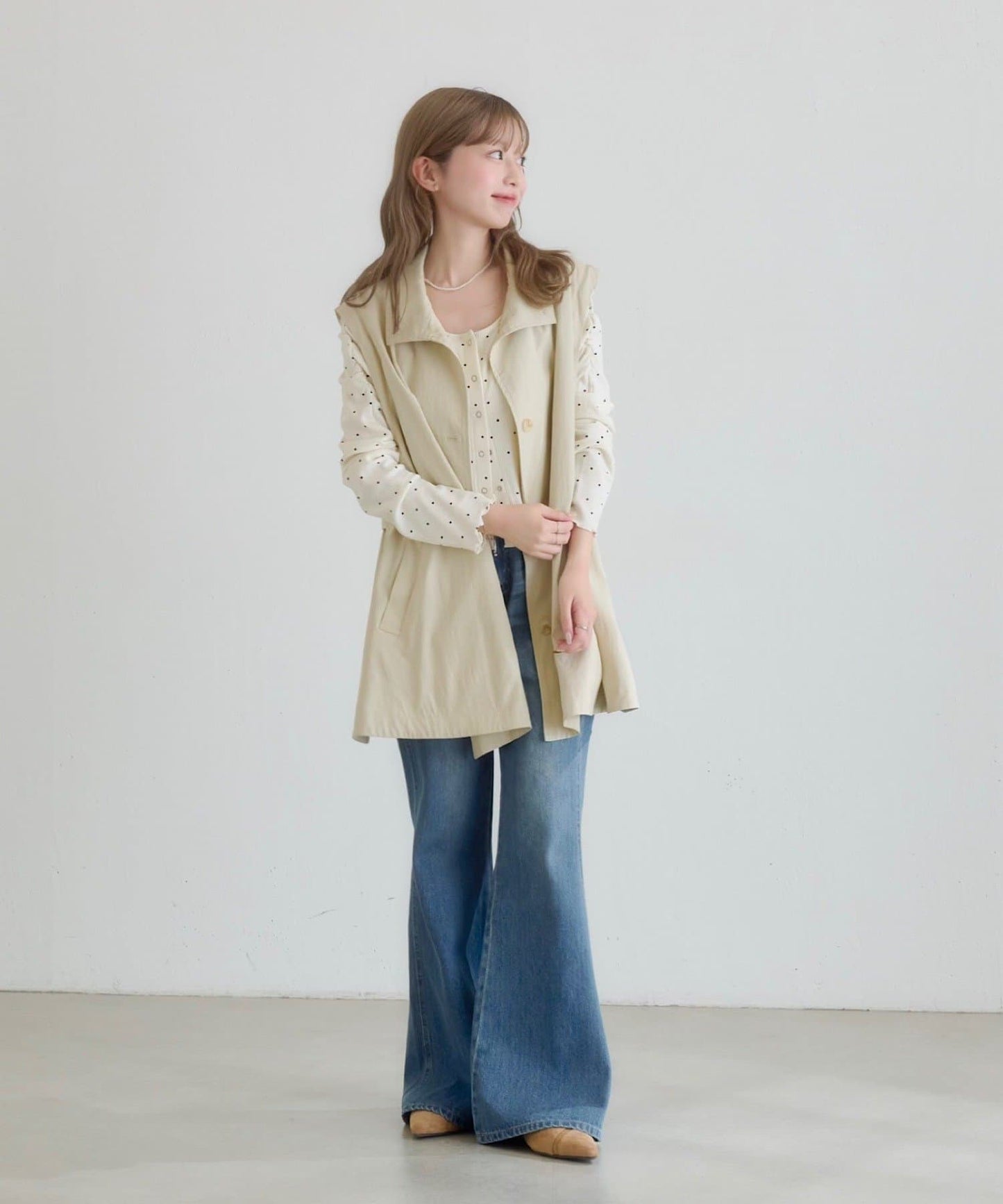 Kastane Lace Vest + 立領袖可拆風嬲 - Image 7