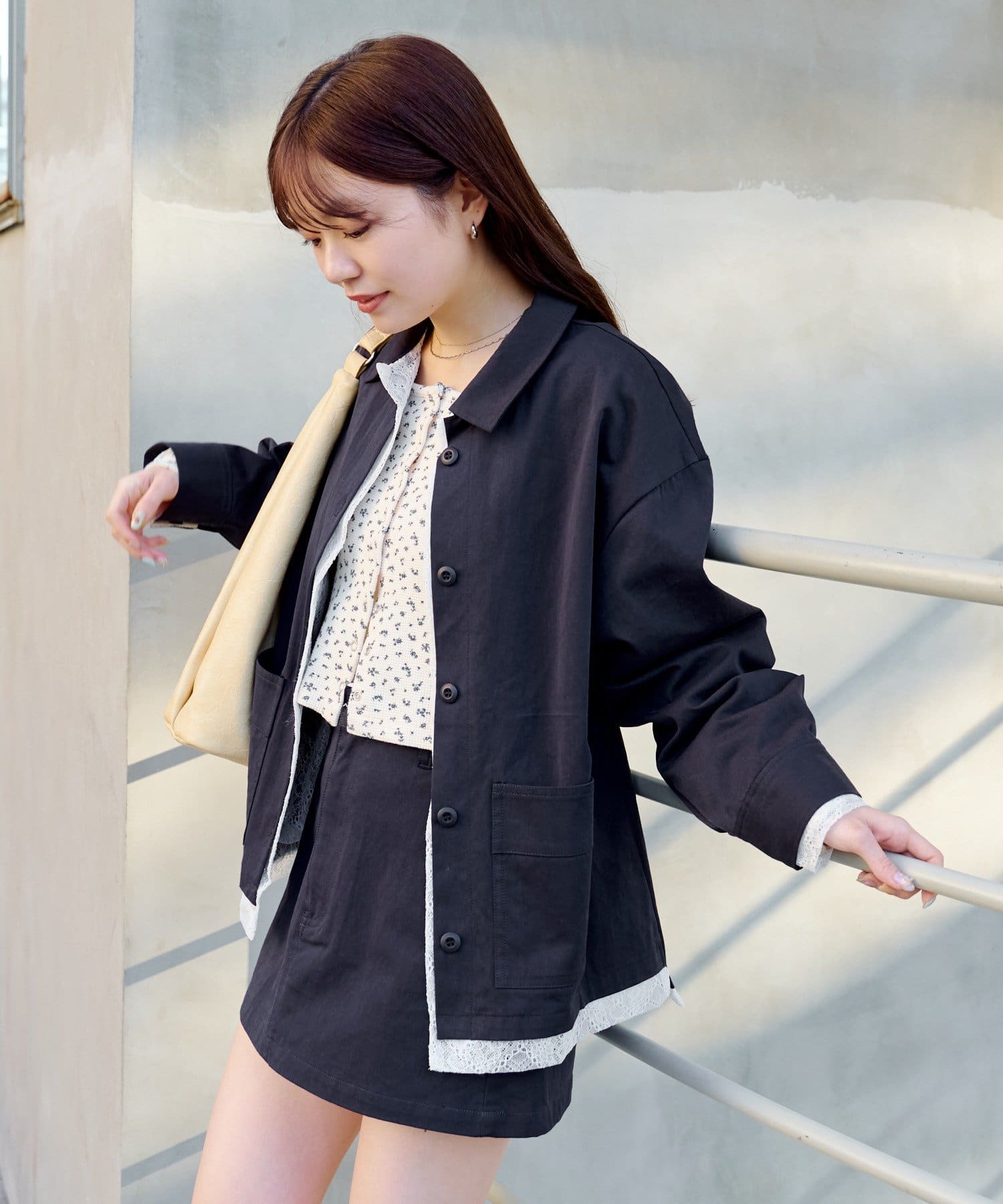 Kastane Layered mid-length shirt jacket - Image 31