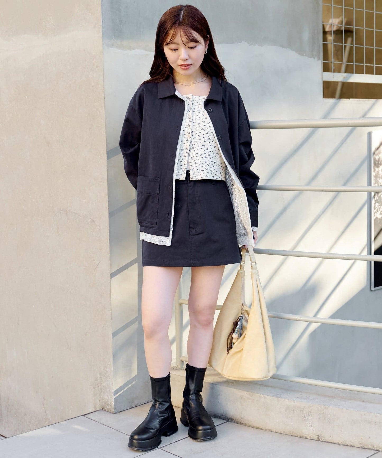 Kastane Layered mid-length shirt jacket - Image 33
