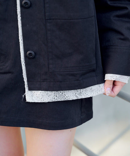 Kastane Layered mid-length shirt jacket - Image 37