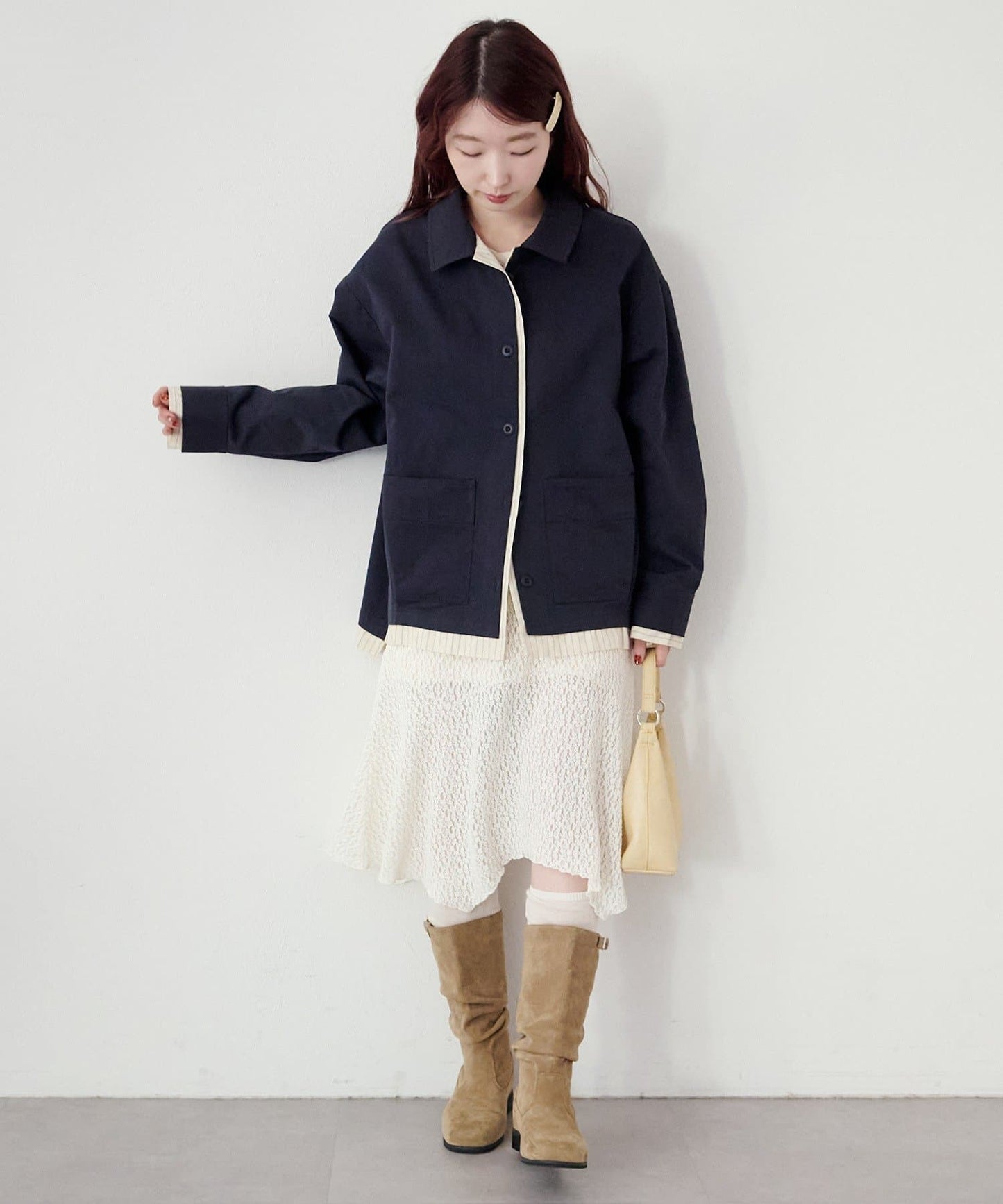 Kastane Layered mid-length shirt jacket - Image 7