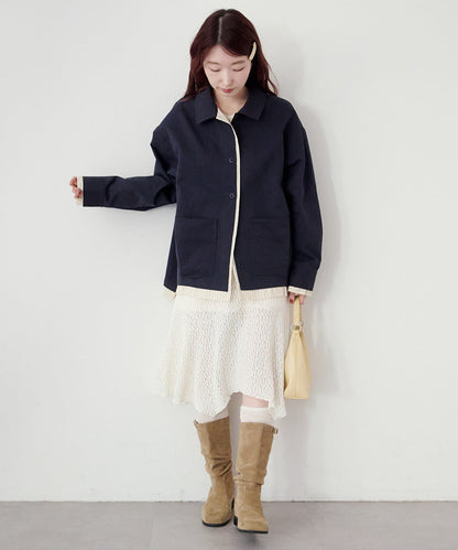 Kastane Layered mid-length shirt jacket - Image 7