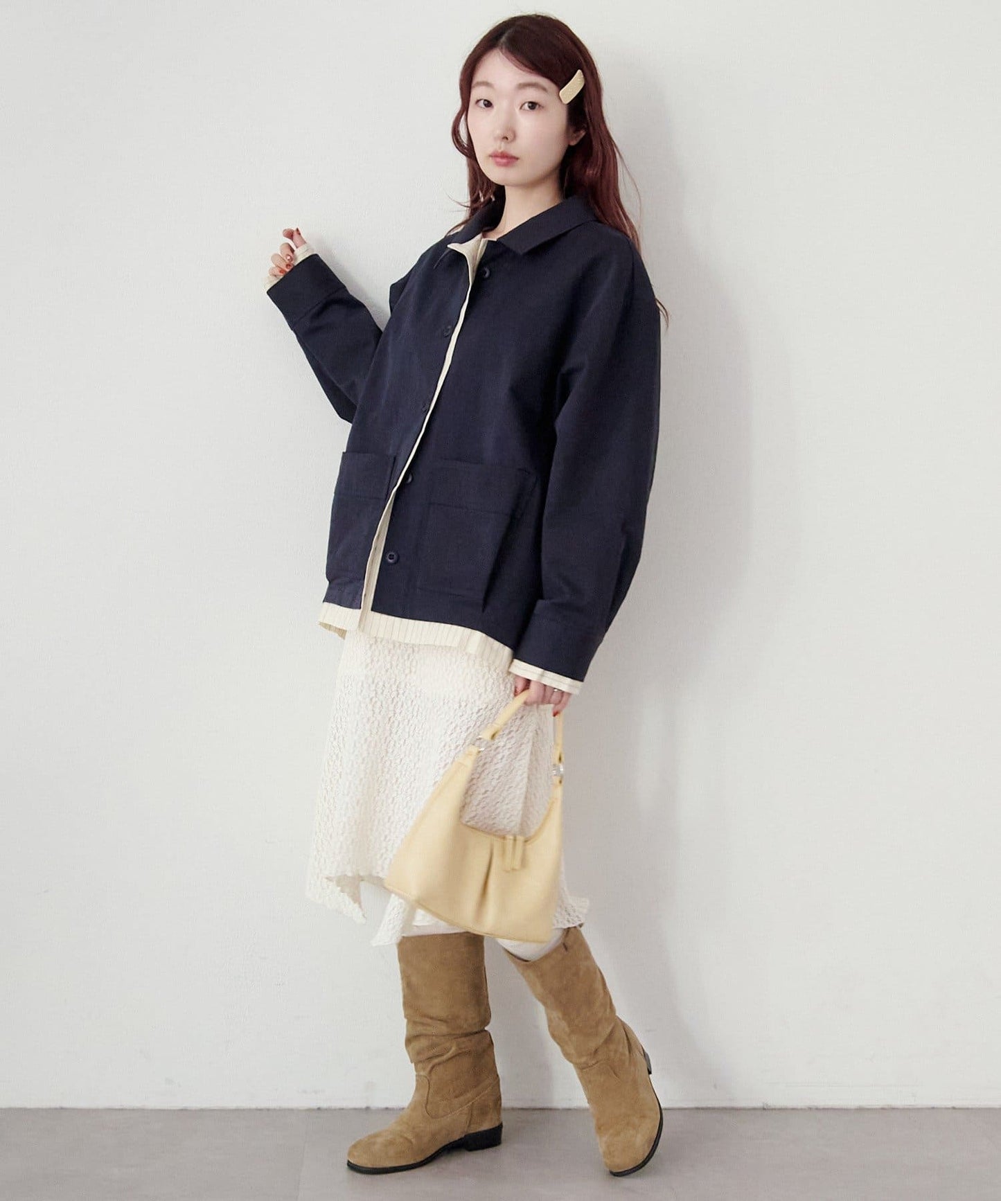 Kastane Layered mid-length shirt jacket - Image 8