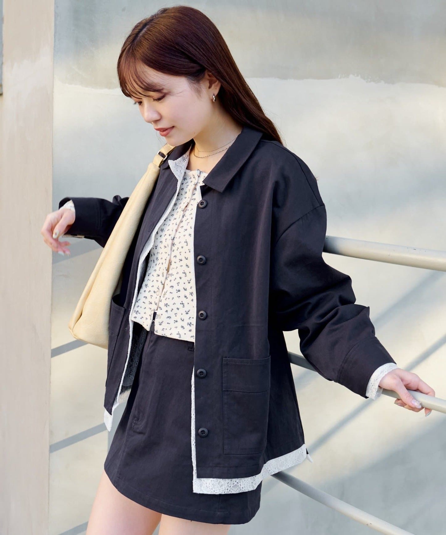 Kastane Layered mid-length shirt jacket - Image 1