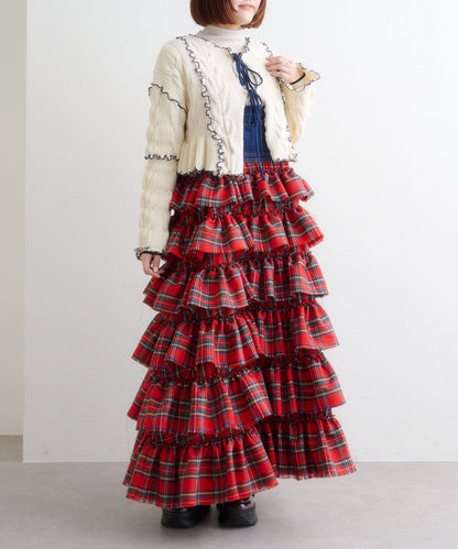 w closet 荷葉邊多層吊帶裙 - Image 27