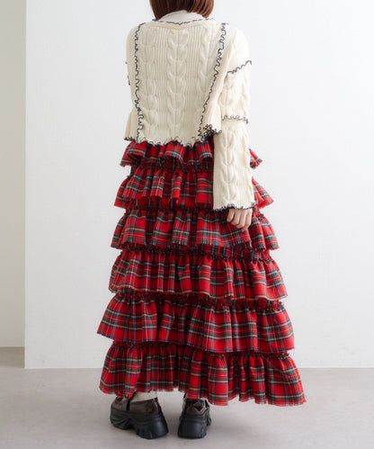 w closet 荷葉邊多層吊帶裙 - Image 29