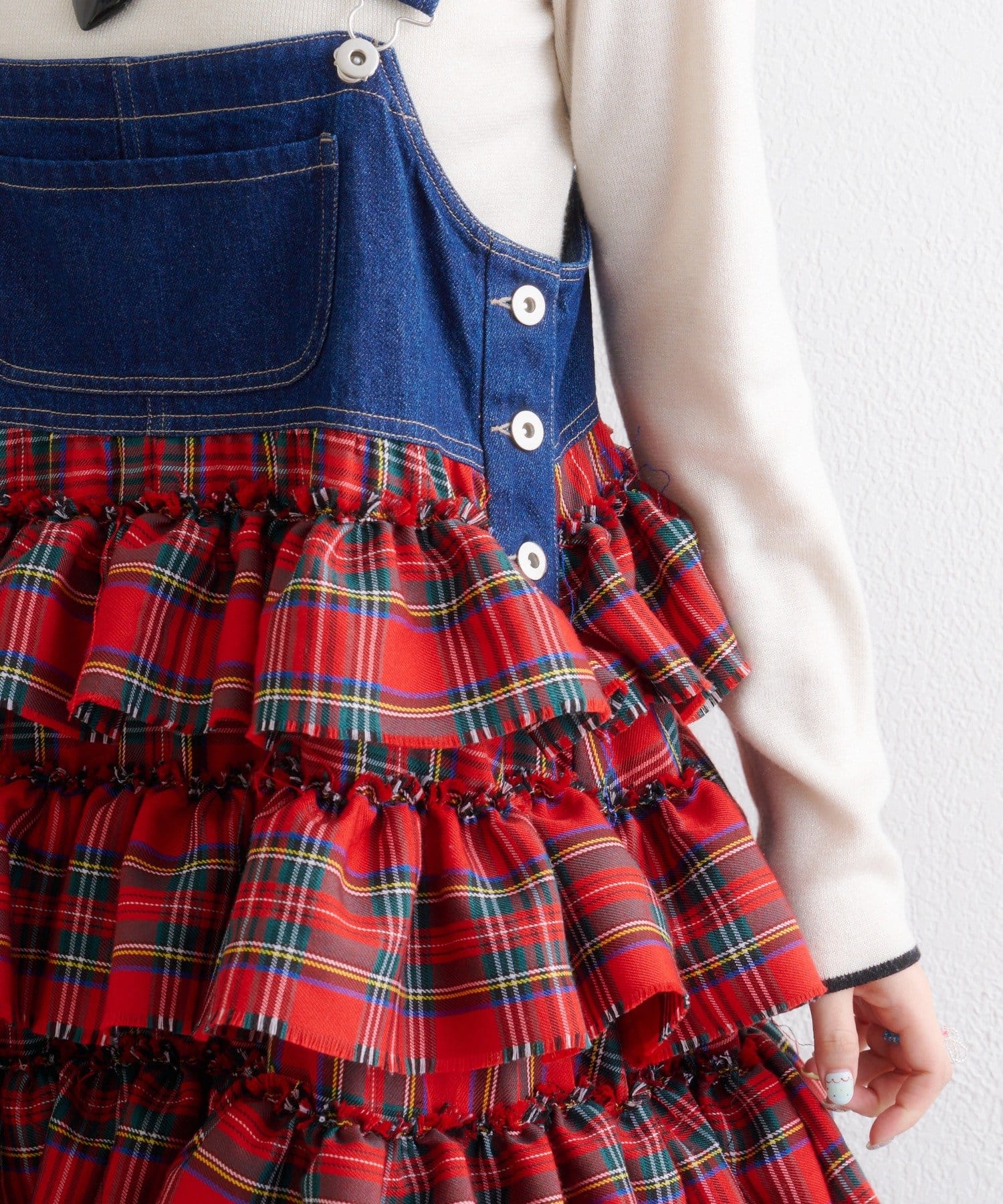 w closet 荷葉邊多層吊帶裙 - Image 25