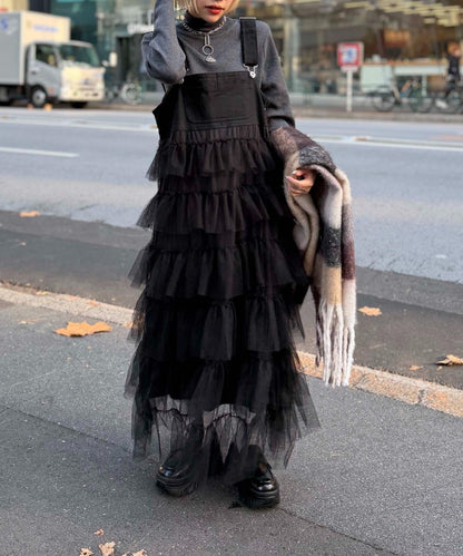 w closet 荷葉邊多層吊帶裙 - Image 31